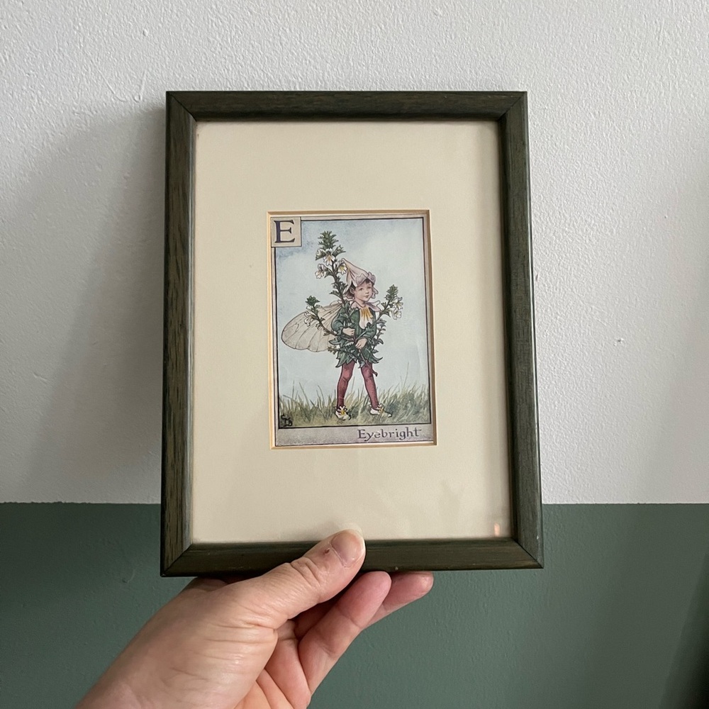 Flower fairy frame